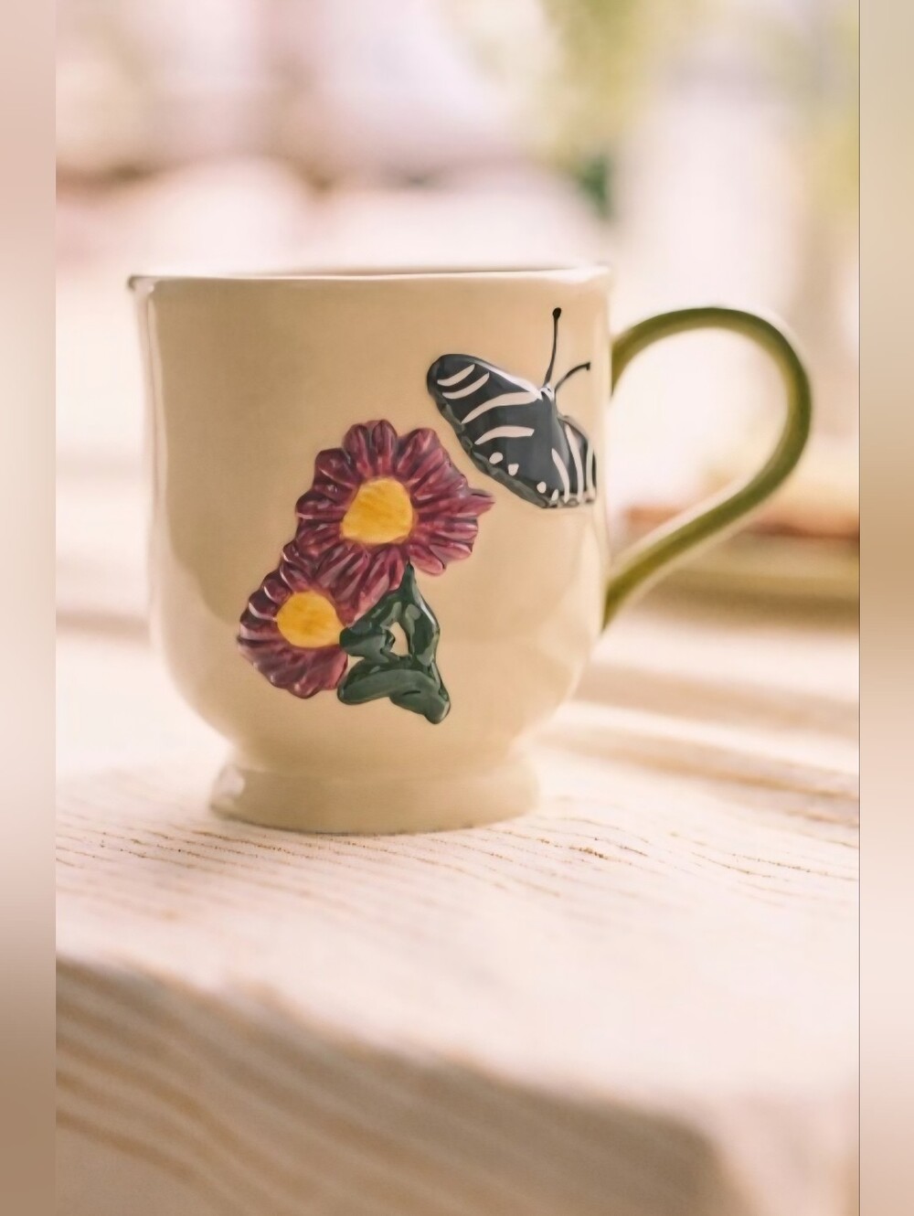 Anthropologie, Faye Icon Stoneware Mug: Fall Edition In Butter